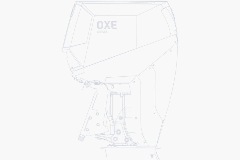 Outline of OXE Diesel outboard